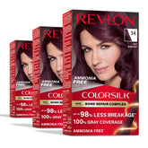 Revlon ColorSilk Bond Repair Bottle for even, salon-quality color results.