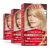 Revlon ColorSilk bond repair bottle showing bond-boost formula for smoother results