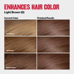 REVLON ColorSilk Tone + Gloss Leave-In Serum shown for scalp care