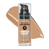 Base Revlon ColorStay en botella con bomba para larga duración en piel normal a seca