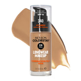REVLON ColorStay en frasco mate, ideal para piel grasa durante todo el día.