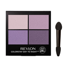 Revlon ColorStay Day to Night Quad, paleta completa para looks elegantes y duraderos.