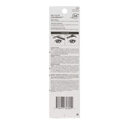 REVLON ColorStay eyebrow pencil with spoolie brush blends color for a soft, polished finish.