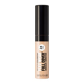 Revlon ColorStay Flex Wear concealer tube closeup showing full coverage on skin