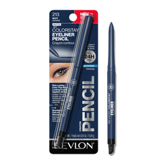 REVLON ColorStay Lápiz Ojos Azul Marino: empaque compacto para retoques diarios.
