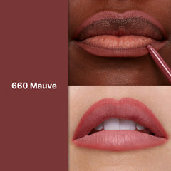 REVLON ColorStay Lip Liner swatches show rich mauve color for versatile day-to-night wear