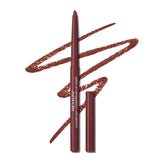 Revlon ColorStay Lip Liner Chocolate close-up shows rich color and precise definition.