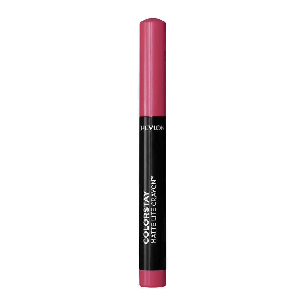 REVLON ColorStay Matte Lite Crayon built-in sharpener for precise on-the-go applications.