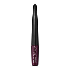 Swatches of Revlon ColorStay 303 But First, Wine shade on skin.