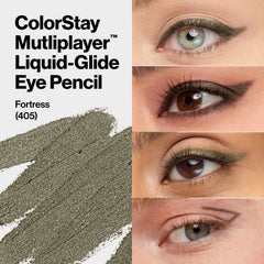 REVLON ColorStay Multiplayer aplicador integrado, mezcla suave sin esfuerzo.