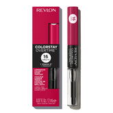 REVLON ColorStay Overtime labial 010 Non-Stop Cherry, color duradero.