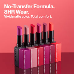 REVLON ColorStay Suede Ink vitamina E para labios nutridos.