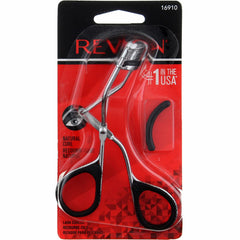 REVLON Extra Curl Eyelash Curler, open handle, delivers precise curl for defined lashes.
