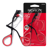 Revlon Extra Curl Lash Curler in closed position showing compact design for all-day curl.