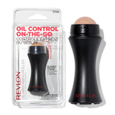 REVLON Face Roller used on shiny skin for oil control