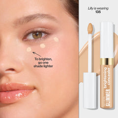 Revlon Glimmer Brightening Concealer: textura ultraligera que no se acumula en líneas.