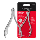 Revlon half jaw cuticle nipper with petite blades for precise, safe trims.