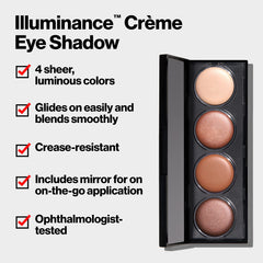Creamy, blendable texture glides on smoothly with buildable intensity.