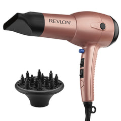 Revlon Light and Fast Hair Dryer front view highlighting featherweight design for easy, comfortable styling.