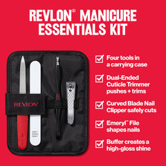 Revlon curved blade nail clipper in action for clean, safe trims.
