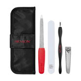 Revlon Manicure Essentials Kit travel case keeps your tools organized on the go.