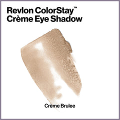 Revlon matte finish creme shadow swatch on eyelid for definition