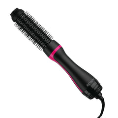 REVLON One-Step Root Booster drying action showing fast, even heat for smooth styling.