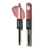 Revlon ColorStay Overtime Lipcolor dual-ended lipstick and gloss for long-lasting wear.
