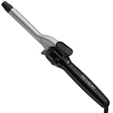 REVLON Perfect Heat curling iron with triple ceramic plates delivering even heat.