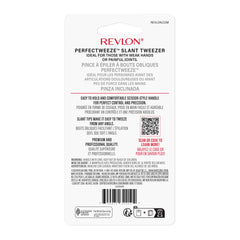 REVLON Perfectweeze slant-tip compact design for easy travel storage.