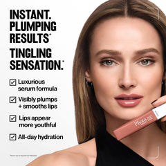 Revlon PhotoReady Instant Plump Serum, color natural que realza el tono de tus labios.
