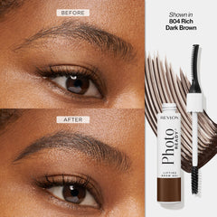 Textura ligera de REVLON PhotoReady Lifting Brow Gel para uso diario cómodo.