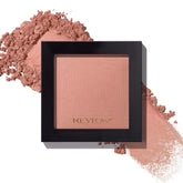 Revlon Powder Blush Naughty Nude compact showcasing rich color for a natural glow