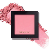 Revlon Powder Blush Tickled Pink packaging for on-the-go touchups.