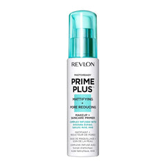 Revlon primer de rostro en botella, acabado mate y control del brillo.