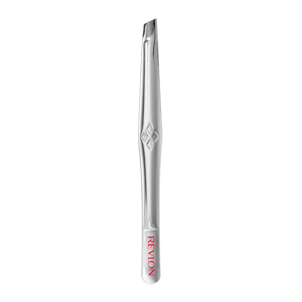 Revlon slanted-tip tweezer with precision for brow shaping and hair removal