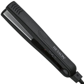REVLON Smooth and Straight flat iron with ceramic coating for gentle, even heat on hair.