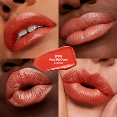 REVLON Super Lustrous Kiss Me Coral microfine pigments delivering rich color