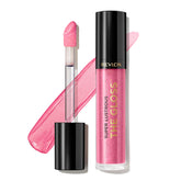 Revlon Super Lustrous Pinkissimo 210, color intenso y hidratación suave para los labios.