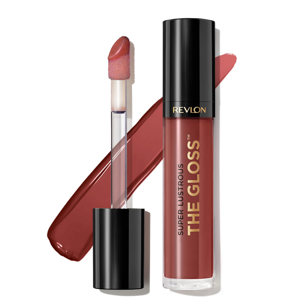 Revlon Super Lustrous lip gloss Indulge In It bottle with high shine finish.