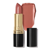 Revlon Super Lustrous Lipstick Bare Affair swatch shows rich color and moisturizing feel.