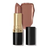 REVLON Super Lustrous Lipstick Nude Fury swatch showing rich color with conditioning comfort