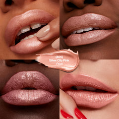 REVLON Silver City Pink swatch reveals rich color payoff.