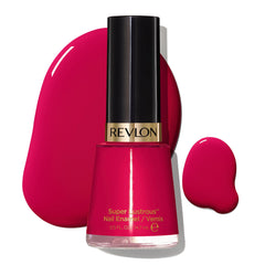 REVLON Super Lustrous Nail Polish Cherries In The Snow bottle showing long-lasting shine.