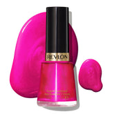 REVLON Super Lustrous Nail Polish 723 Electric bottle delivers vibrant, long-lasting color.