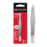 REVLON Ultimate Slant Tweezer with ultra-fine tips for precise removal of tiny hairs.