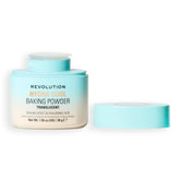 Polvo suelto Hydra Cool de Revolution Beauty London para fijar maquillaje con frescura