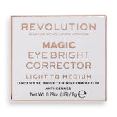 Revolution Eye Bright under eye corrector bottle shows sleek packaging and smooth finish