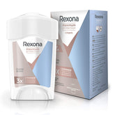 Rexona protección máxima crema-stick aroma limpio, protege contra sudor todo el día.