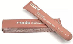 Rhode Gloss Lip Tint Toast close-up showing sheer color and hydrating shine